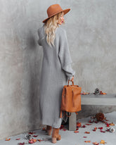 Your Own World – Duster-Strickjacke – Grau